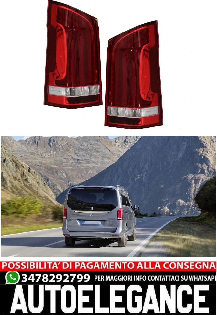 Fanali posteriori a LED adatti per Mercedes Classe V W447 (2014-2019) portiera posteriore singola
