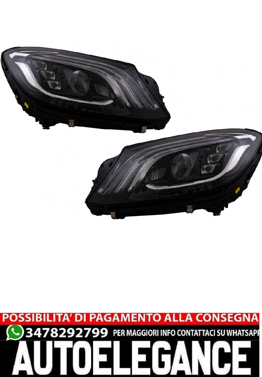 Full LED headlights suitable for Mercedes S-Class W222 Maybach X222 (2013-2017) Facelift