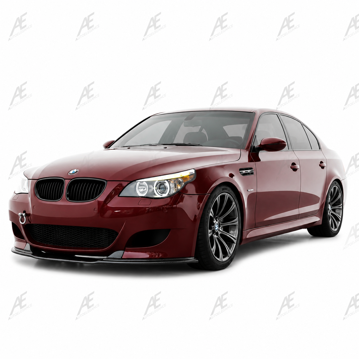 💕ART.9939 SPLITTER BMW E60 2003+ SOLO PER PARAURTI M5STYLE  NERO LUCIDO 💕