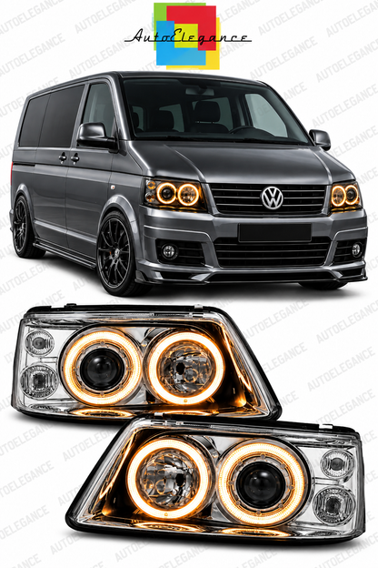 ART.10861 FARI ANTERIORI ADATTO PER VW T5 04.03-08.09