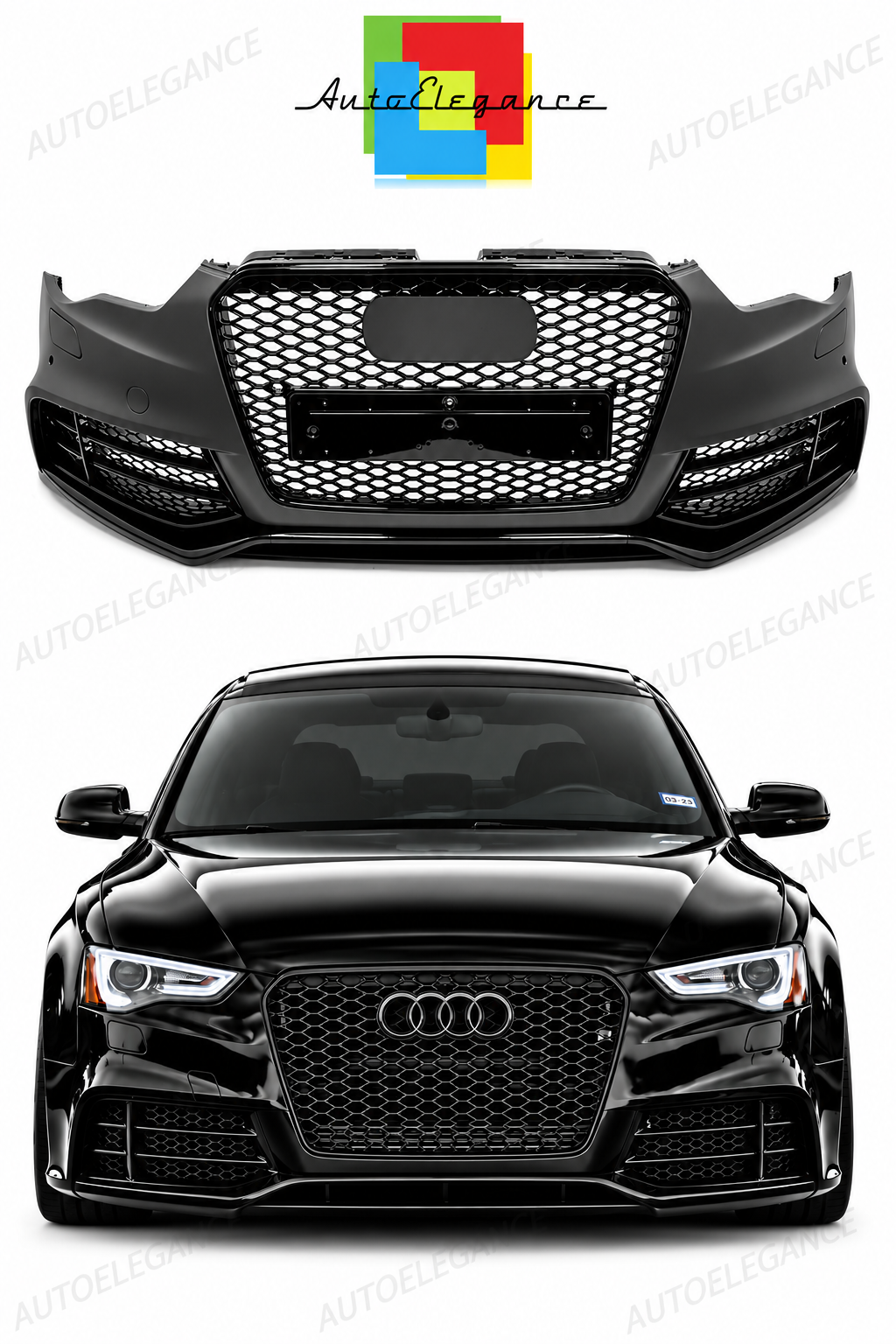 ⭐ SPLITTER SUITABLE FOR AUDI Q8 s-line look R optik⭐ 