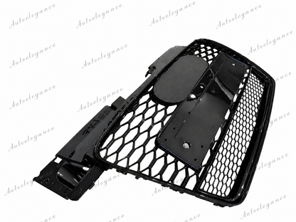 🔥ART.0931 GRIGLIA PER AUDI TT 8J 2006-2014 LOOK RSTT QUATTRO NERO LUCIDO🔥