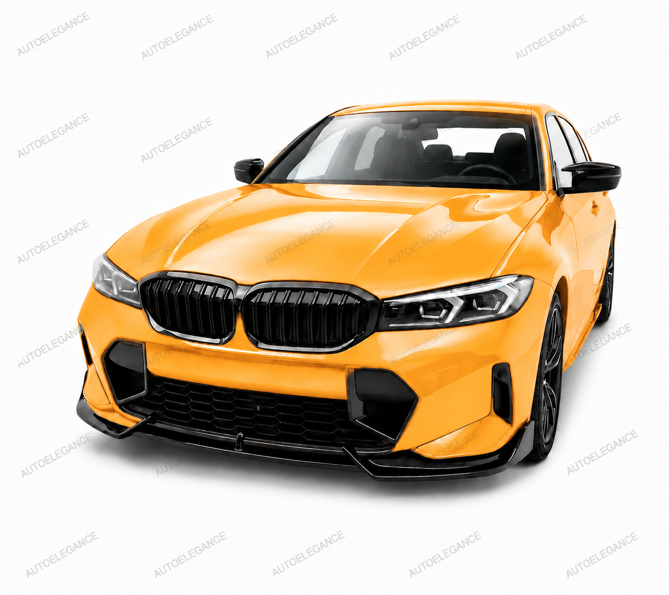 💫Splitter Anteriore per BMW Serie 3 G20 G21 LCI 2022-2026 Nero Lucido💫