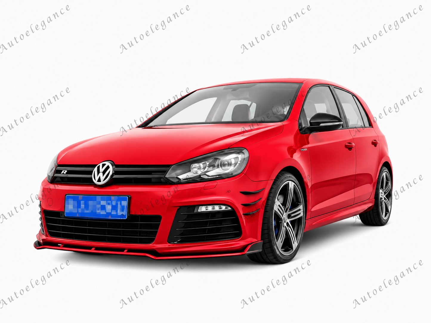 🔥ART.3079 PARAURTI ANTERIORE ADATTO PER VW GOLF 6 R20 FLAPS LOOK WRC🔥