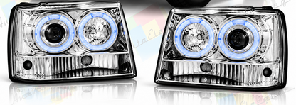 ART.11160  FARI ANTERIORI ADATTO  PER JEEP GRAND CHEROKEE 93-98