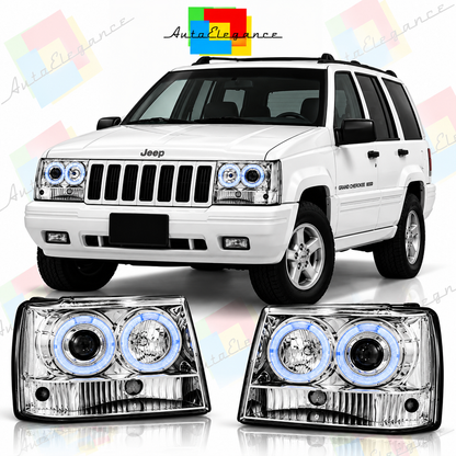 ART.11160  FARI ANTERIORI ADATTO  PER JEEP GRAND CHEROKEE 93-98