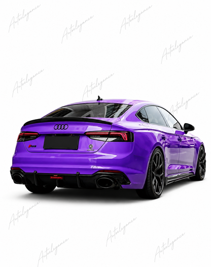 🔥ART.9914 SPOILER PER BAGAGLIAIO AUDI A5 S5 RS5 B9 SPORTBACK NERO LUCIDO 17+🔥