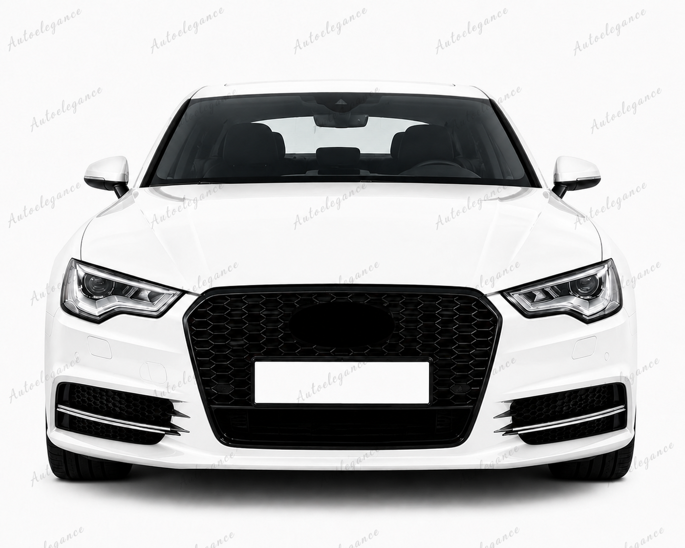 🔥ART.0589 GRIGLIA ADATTO PER AUDI A6 4G C7 2012-2015 LOOK RS6 NERA🔥
