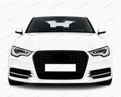 🔥ART.0589 GRIGLIA ADATTO PER AUDI A6 4G C7 2012-2015 LOOK RS6 NERA🔥