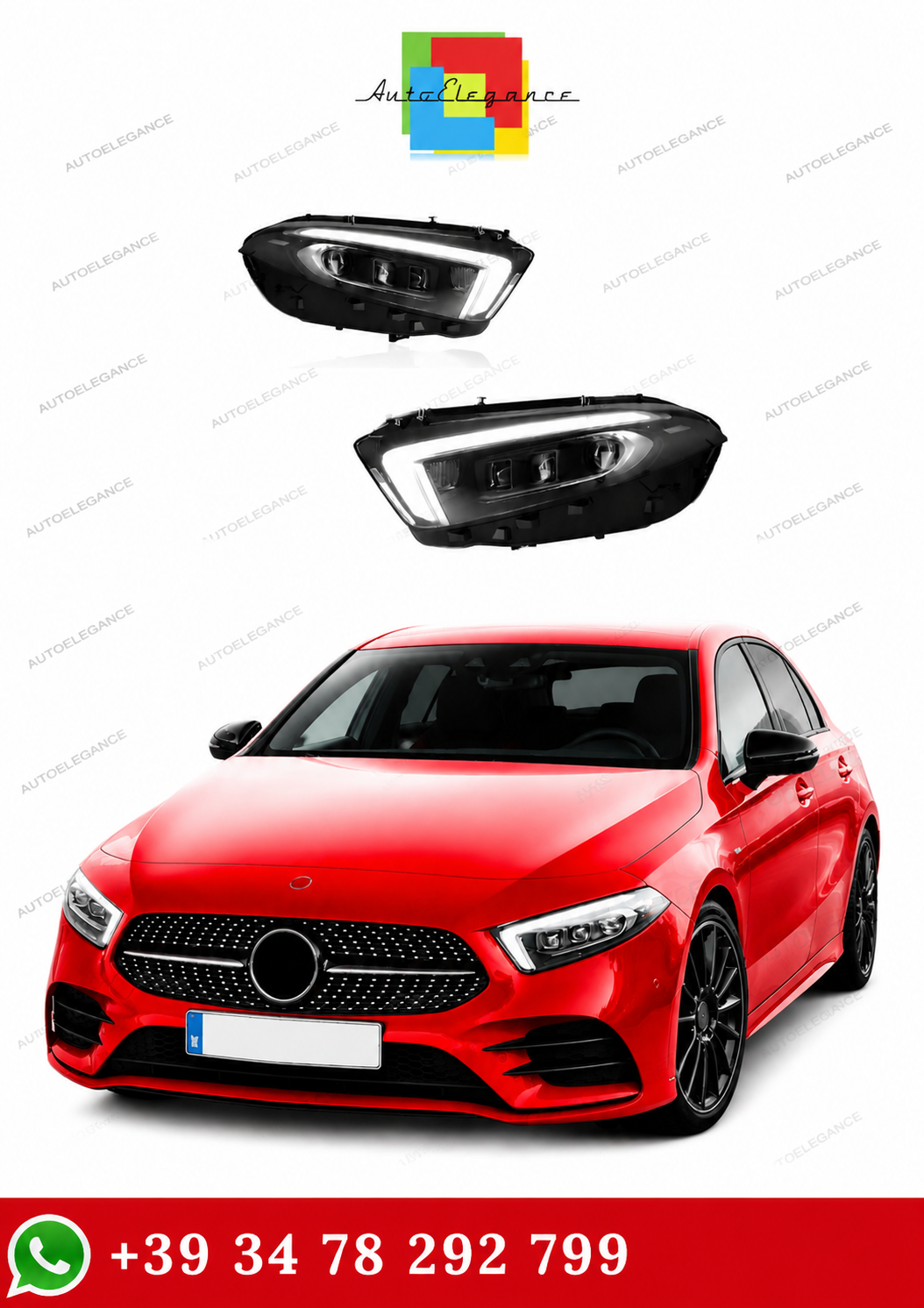 💫Fari Anteriori LED per Mercedes-Benz Classe A W177 2018-2022💫