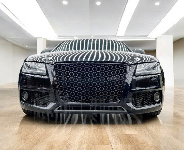 💎GRIGLIA FENDINEBBIA ADATTA PER AUDI A5 2007-2011 SLINE S5 LOOK RS NERO LUCIDO