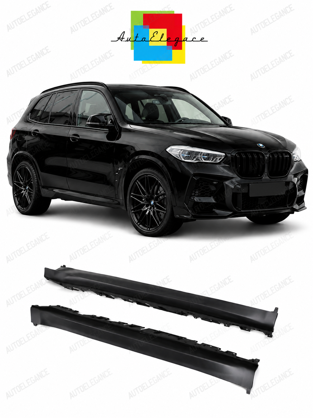 💕MINIGONNE LATERALI BMW X5 G05 18- LOOK M💕