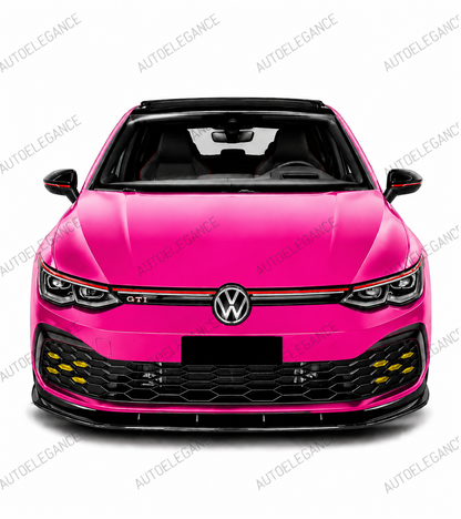 SPLITTER SUITABLE FOR VW GOLF 8 GTI GTD RLINE LOOK GLOSSY BLACK SPORTY DESIGN 