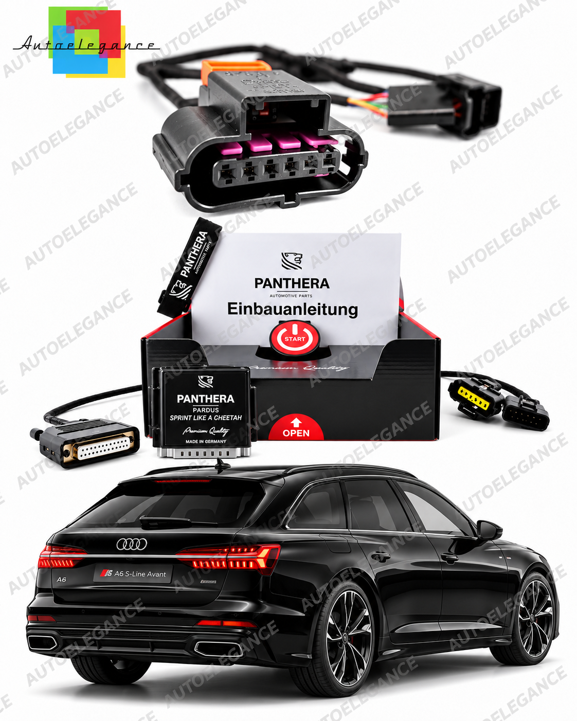🔥Panthera Pardus Power Pedal Acceleratore Plug & Play per Audi A6 S-Line🔥