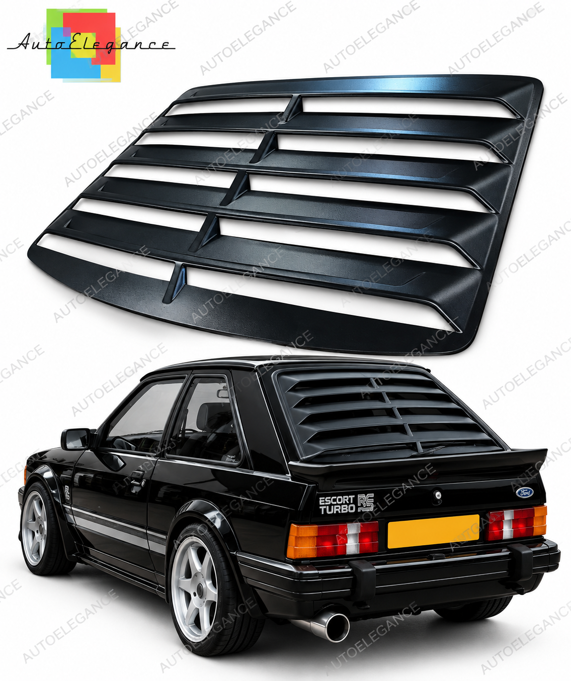 👉ART.10844 Louver lunotto posteriore adatto per Ford Escort 1980-1986 MK3👈
