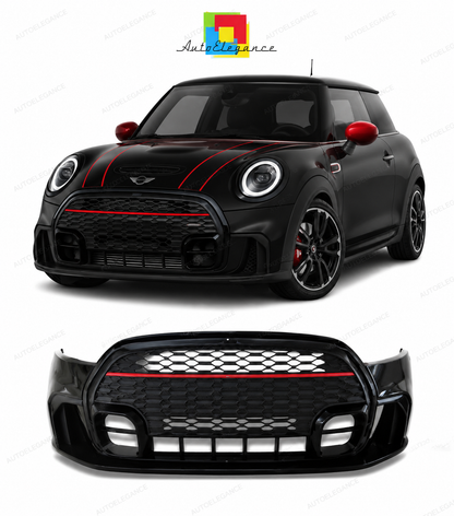 💕PARAURTI ANTERIORE MINI F56 F57 COUPE 14-20 LOOK NEW JCW💕