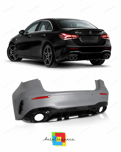 💕PARAURTI POSTERIORE MERCEDES CLASSE A W177 19-24 LOOK AMG A35💕