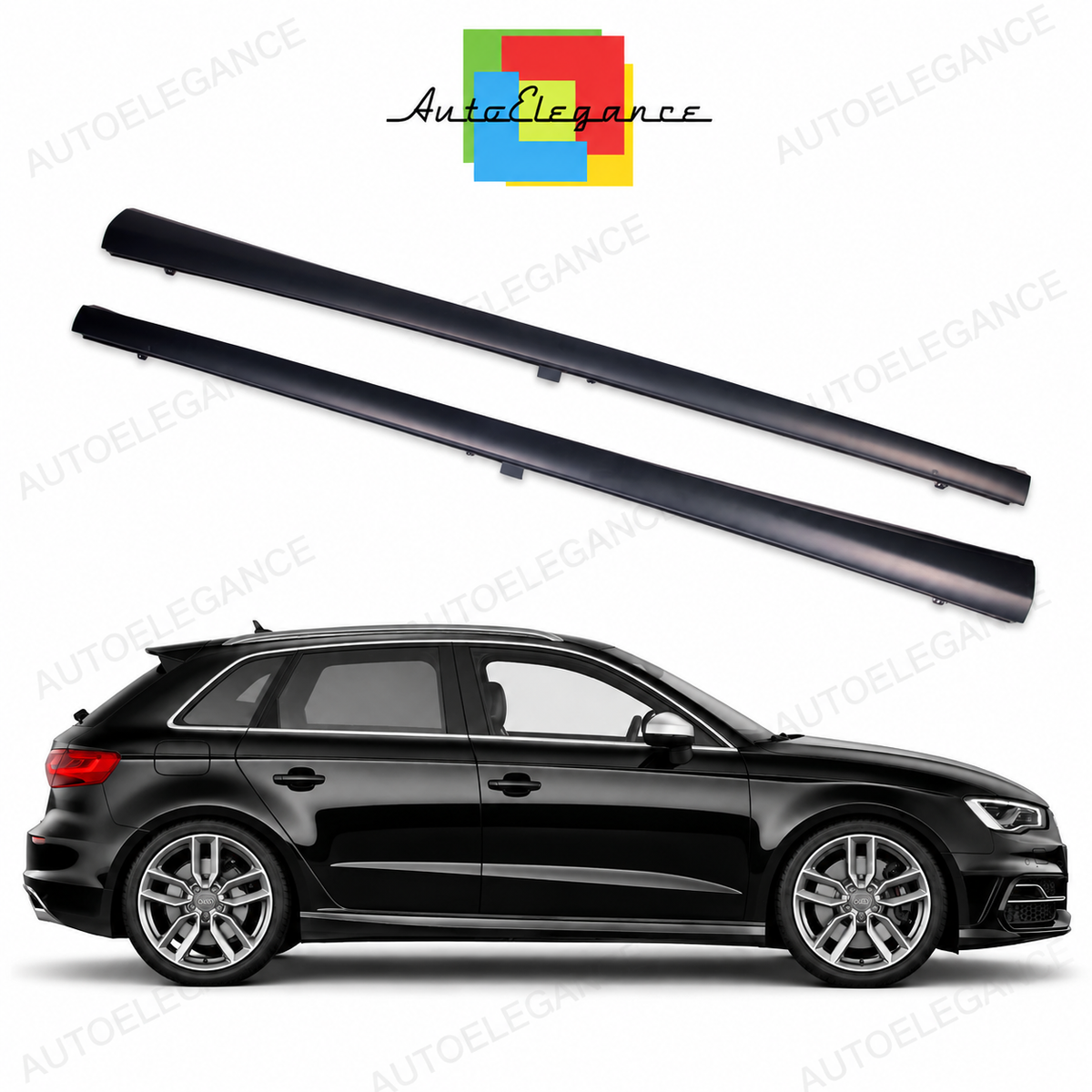 ⭐ SPLITTER SUITABLE FOR AUDI Q8 s-line look R optik⭐ 