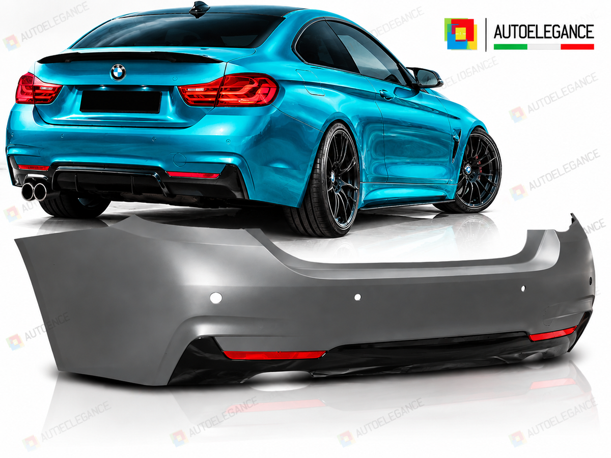 PARAURTI POSTERIORE STILE SPORT ADATTO PER BMW F30 / F31 11-18 LOOK M