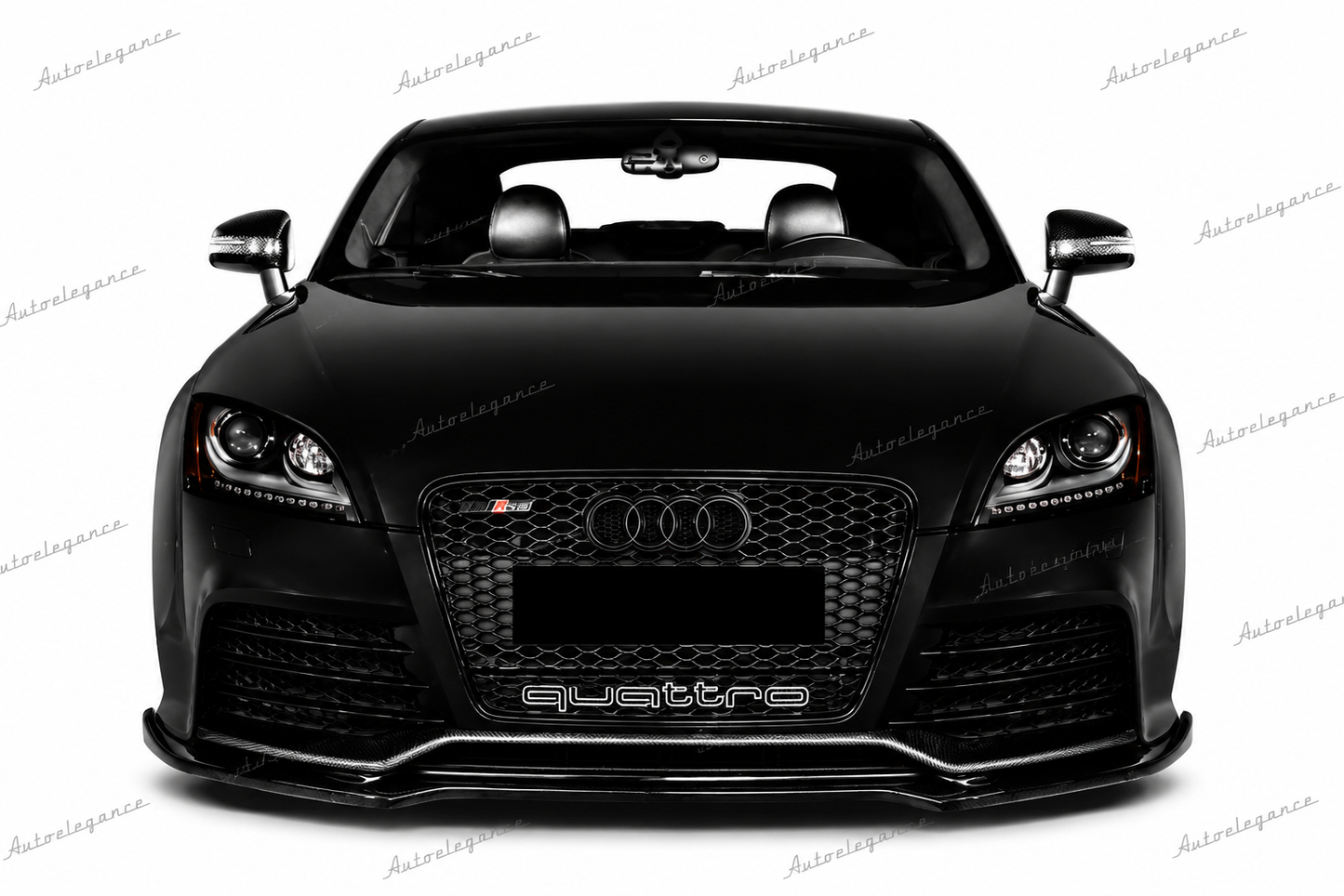 🔥ART.0931 GRIGLIA PER AUDI TT 8J 2006-2014 LOOK RSTT QUATTRO NERO LUCIDO🔥
