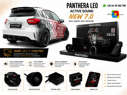 💕ART.2672 PANTHERA Soundsystem Booster 7.0 -Mercedes-Benz A W176💕