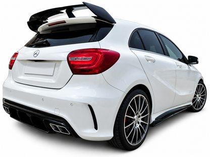 👉ART.0200 Diffusore Post.+Terminali Adatto per Mercedes Classe A W176 LookA45👈