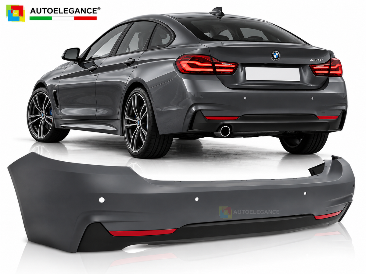 PARAURTI POSTERIORE STILE SPORT ADATTO PER BMW F36 13-20 LOOK M