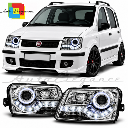 ART.11149  FARI ANTERIORI ADATTO PER FIAT PANDA 03-12
