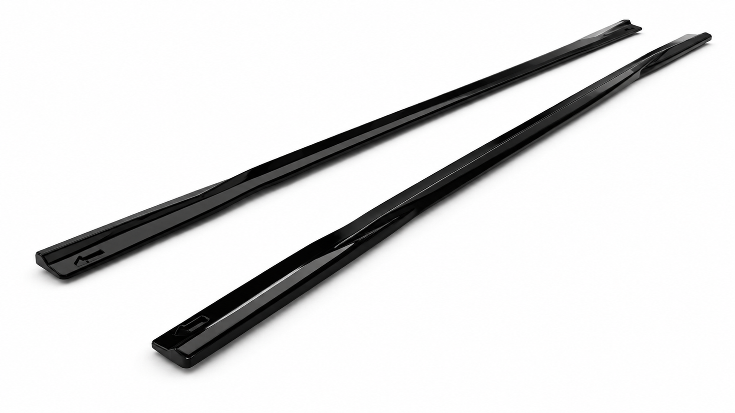 💕 Sotto minigonne  adatto per  Audi S6 / A6 S Line C8  nero lucido 💕