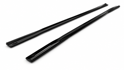 💕 Sotto minigonne  adatto per  Audi S6 / A6 S Line C8  nero lucido 💕