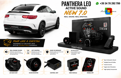 💕ART.2672 PANTHERA Soundsystem Booster 7.0-Mercedes-Benz GLE  AMG-Line C167💕