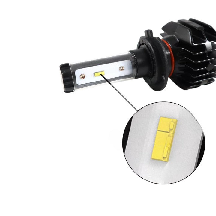 💕 KIT LAMPADE LED H19 ANABBAGLIANTE FIAT 500E 6000K 18000 LUMEN 💕