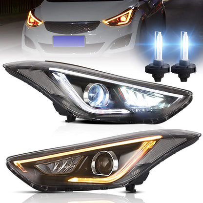 Fari del proiettore per Hyundai Elantra (Avante MD) 2011-2015