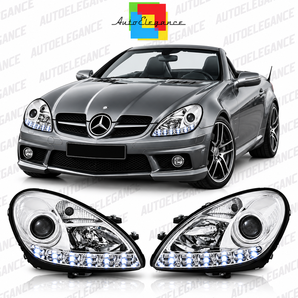 💕ART.10619 FARI ANTERIORI ADATTO  PER MERCEDES R171 SLK 04-11💕