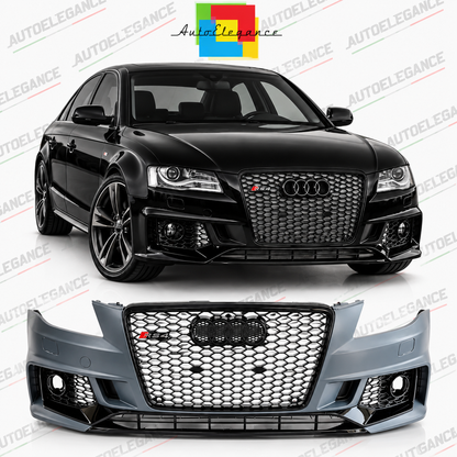 ART.1955 PARAURTI ANTERIORI ADATTO  PER AUDI A4 B8 2007-2011 LOOK RS4 (Copy)