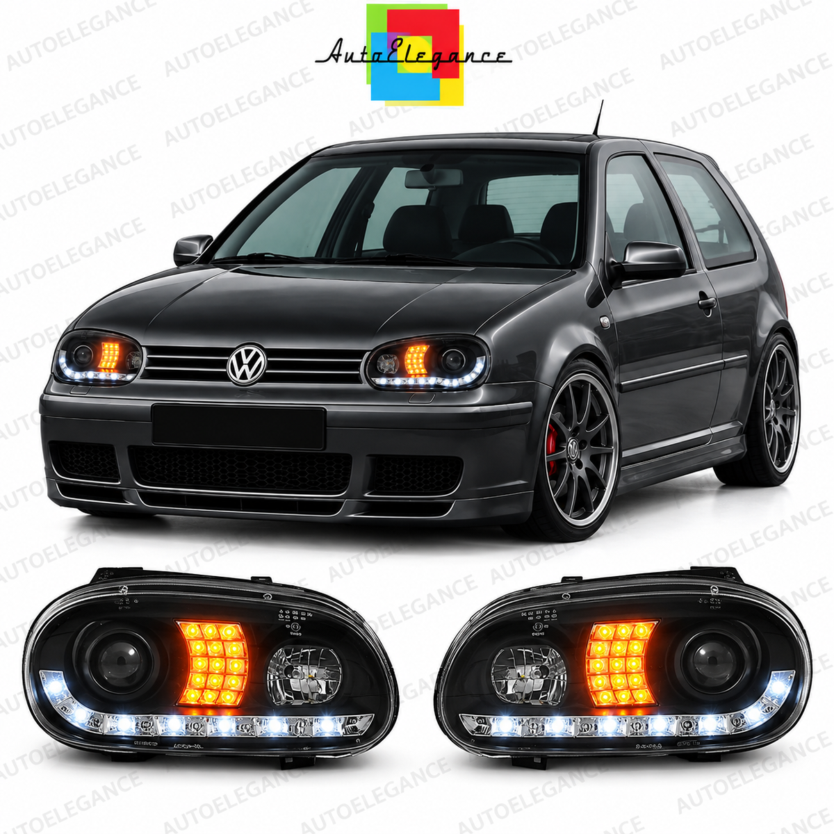 ART.6466 FARI ANTERIROIR ADATTO PER  VW GOLF 4 1997-2003
