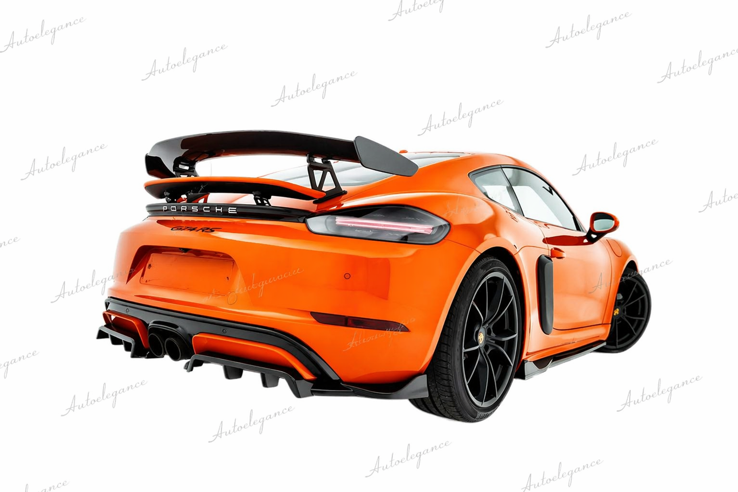 🔥ART.9668 SPLITTER POSTERIORE(CON BARRE VERTICALI PORSCHE 718 CAYMAN GTS 982c🔥