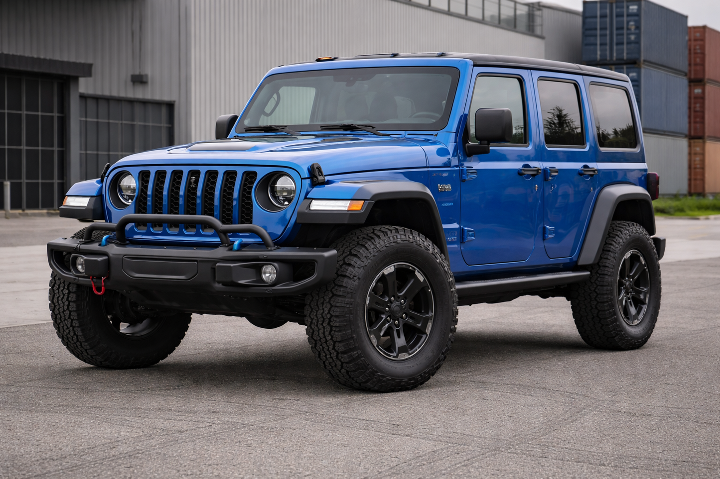 💫ART.8141 Bull Bar Anteriore per Jeep Wrangler JL 10th Anniversary Style 💫