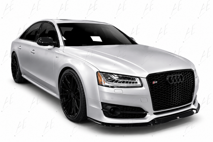 💕ART.5860 GRIGLIA SPORTIVA NERA LUCIDA PDC ADATTO PER AUDI A8 D4 13-17💕