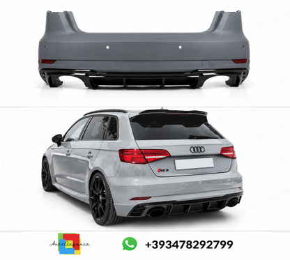 💕ART.10275 PARAURTI POSTERIORI RS3 Style Audi A3 (8V) Sportback 12-19💕