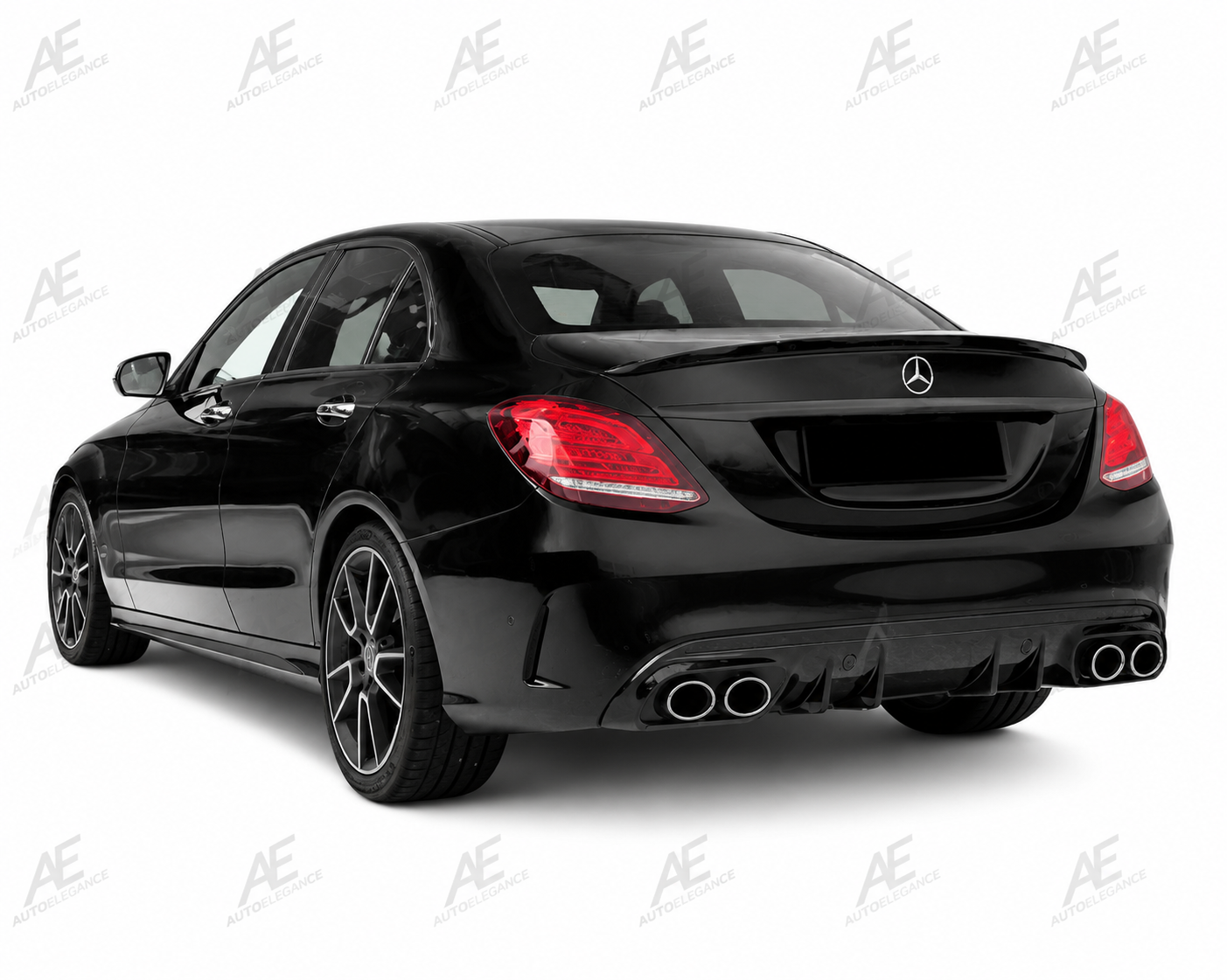 💕DIFFUSORI  MERCEDES CLASSE C W205   C43 NERO LUCIDO💕