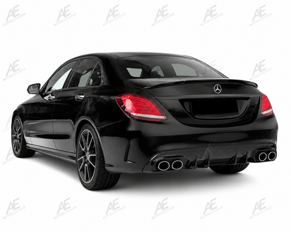 💕DIFFUSORI  MERCEDES CLASSE C W205   C43 NERO LUCIDO💕