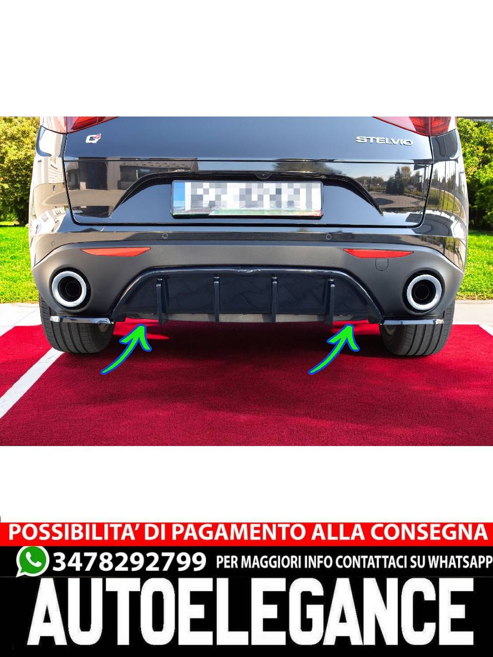 🔥MANTOVANA POSTERIORE ALFA ROMEO STELVIO🔥