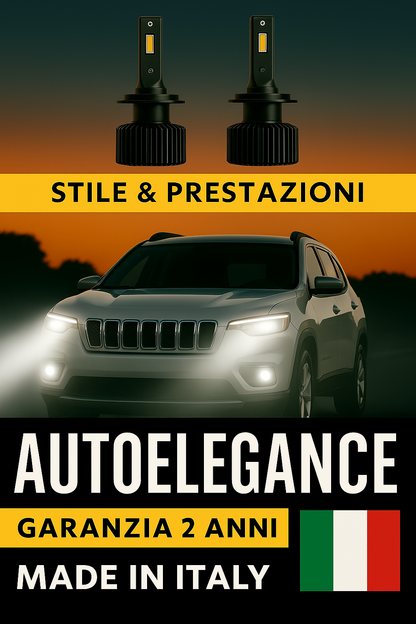 ❤️ KIT LED D3S 6000K BIANCO GHIACCIO ANABBAGLIANTI PER JEEP CHEROKEE KL ❤️