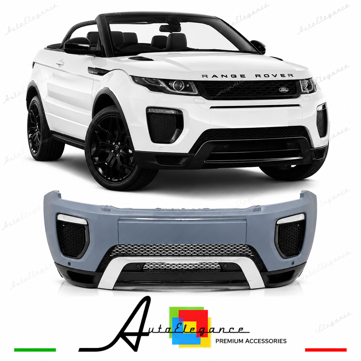 PARAURTI ANTERIORE RANGE ROVER EVOQUE LOOK DYNAMIC PDC SRA