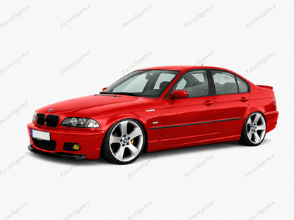 🔥ART.0322 SPLITTER ANTERIORE NERO PER PARAURTI BMW SERIE 3 E46 M3🔥