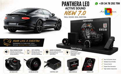 💫ART.2672 PANTHERA Soundsystem Booster 7.0 - Bentley Continental GT Coupe Mk3💫
