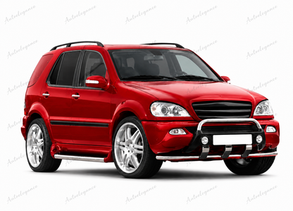 🔥ART.6691  PARAFANGHI ALLARGATI ADATTO PER MERCEDES ML W163 GREZZO🔥