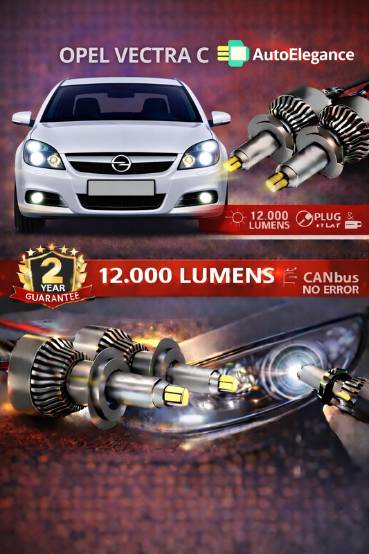 KIT LED Opel Vectra C ANABAGLIANTI H7 CANBUS Bianco 6500K 360 gradi