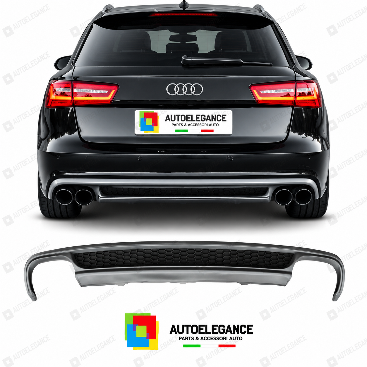 DIFFUSORE AUDI A6 12-15 LOOK S LINE